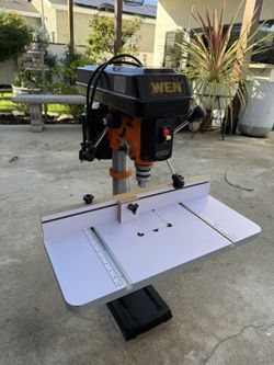 WEN Drill Press with Extended Table & Fence – Excellent Condition