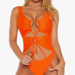 Large  One Piece Swimsuits Cheeky Bikini Bathing Suit

