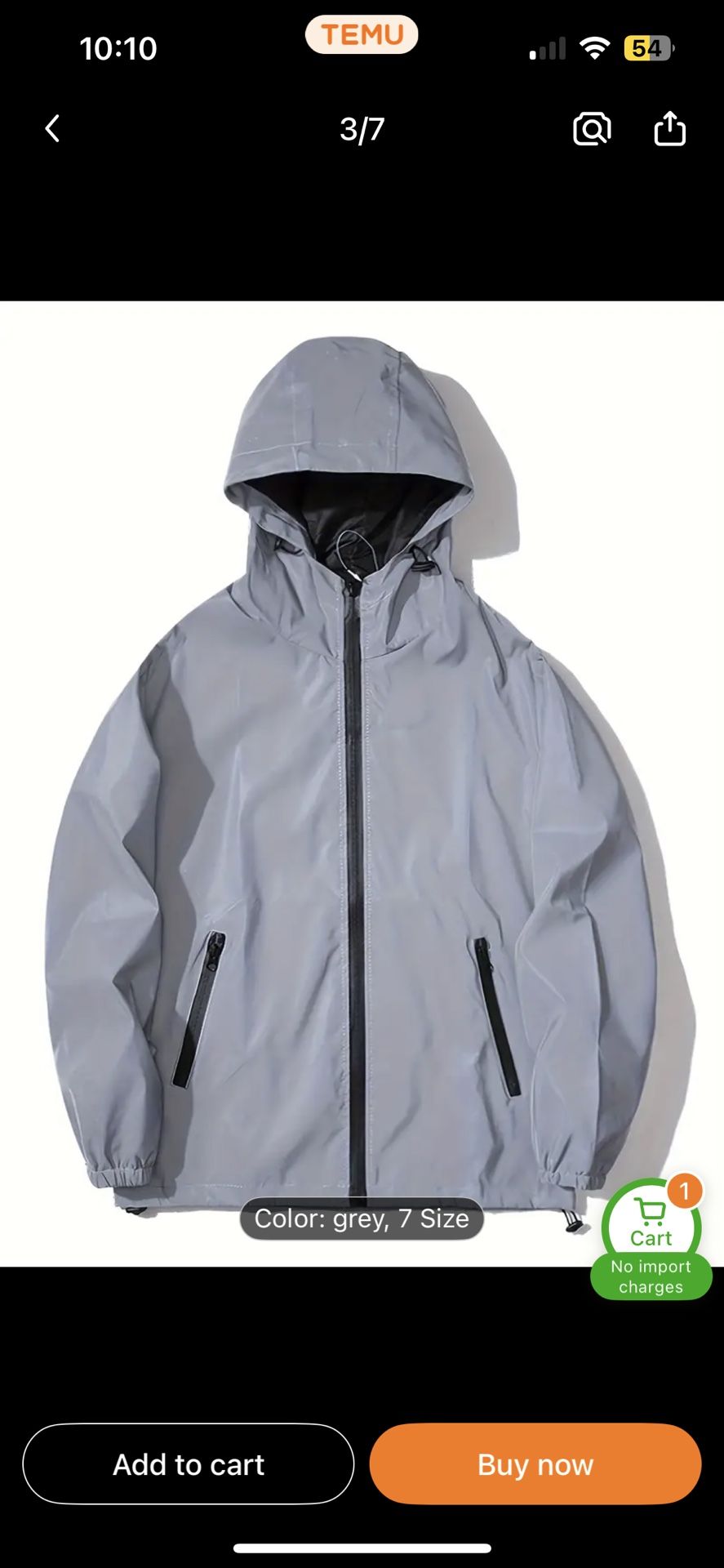 Super Reflective Jacket Bike Cycle Run New No Tag Men’s Xl