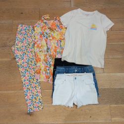 Girls Colorful Clothing Bundle Size Med & Large (ages 7-12)
