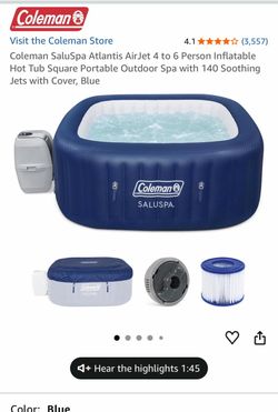 Coleman SaluSpa Inflatable Hot Tub *unopened*