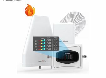 Brand new Cell Phone Signal Booster, for Home and Office, Band2/5/12/13/17/25,5,000 sq ft, Boost 4G LTE and 5G, for All U.S.& Canadian Carriers-Verizo
