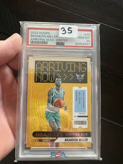 Brandon Miller Rookie Card PSA 10