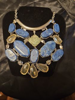 Chico's Bib Necklaces  Blue
