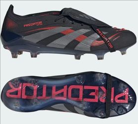Brand New Predator Elite Adidas Foldover Tongue Fg 'Stealth Victory Pack' Men Size 7 Women 8.5