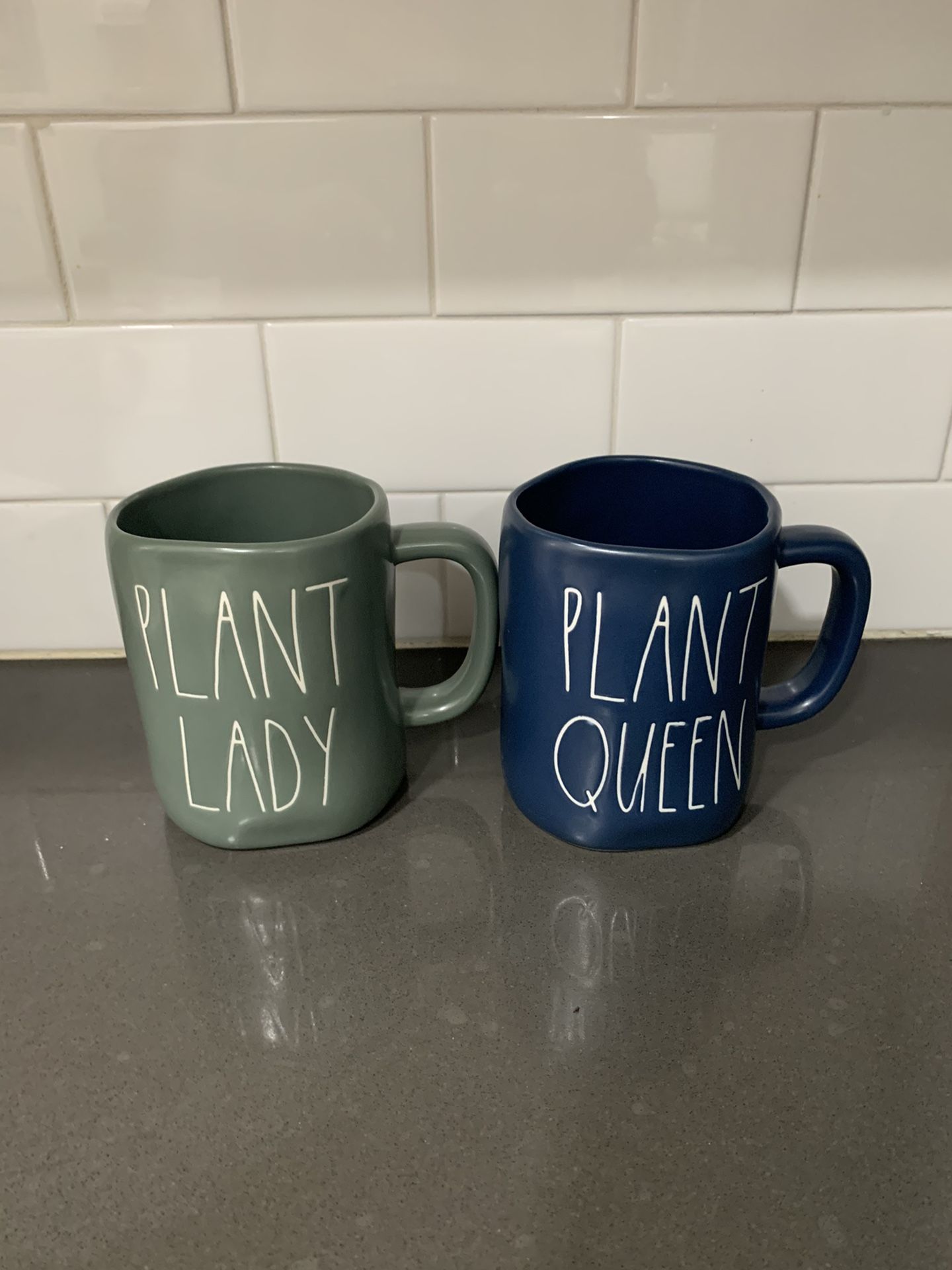 Rae Dunn Plant Lady And Plant Queen Mugs