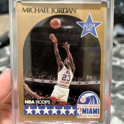 1990 NBA HOOPS Michael Jordan All Star East #5 Error Card Rare!! for Sale  in Lathrop, CA - OfferUp