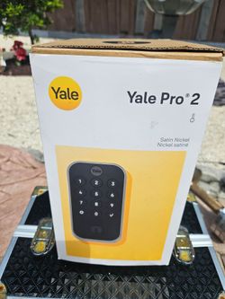 Yale Pro 2 Smart Deadbolt Keypad Lock - Satin Nickel (Brand New)
