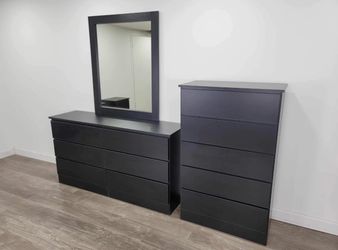 Dresser whit mirror and chest - Cómoda con espejo y Gavetero