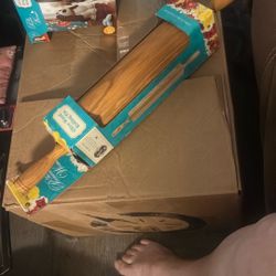 Pioneer Woman Olive Wood Rolling Pin New