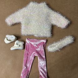 American Girl Doll Pleasant Company Snowball Sweater & Leggings Outfit - Retired