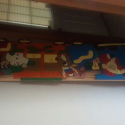 Christmas train prop