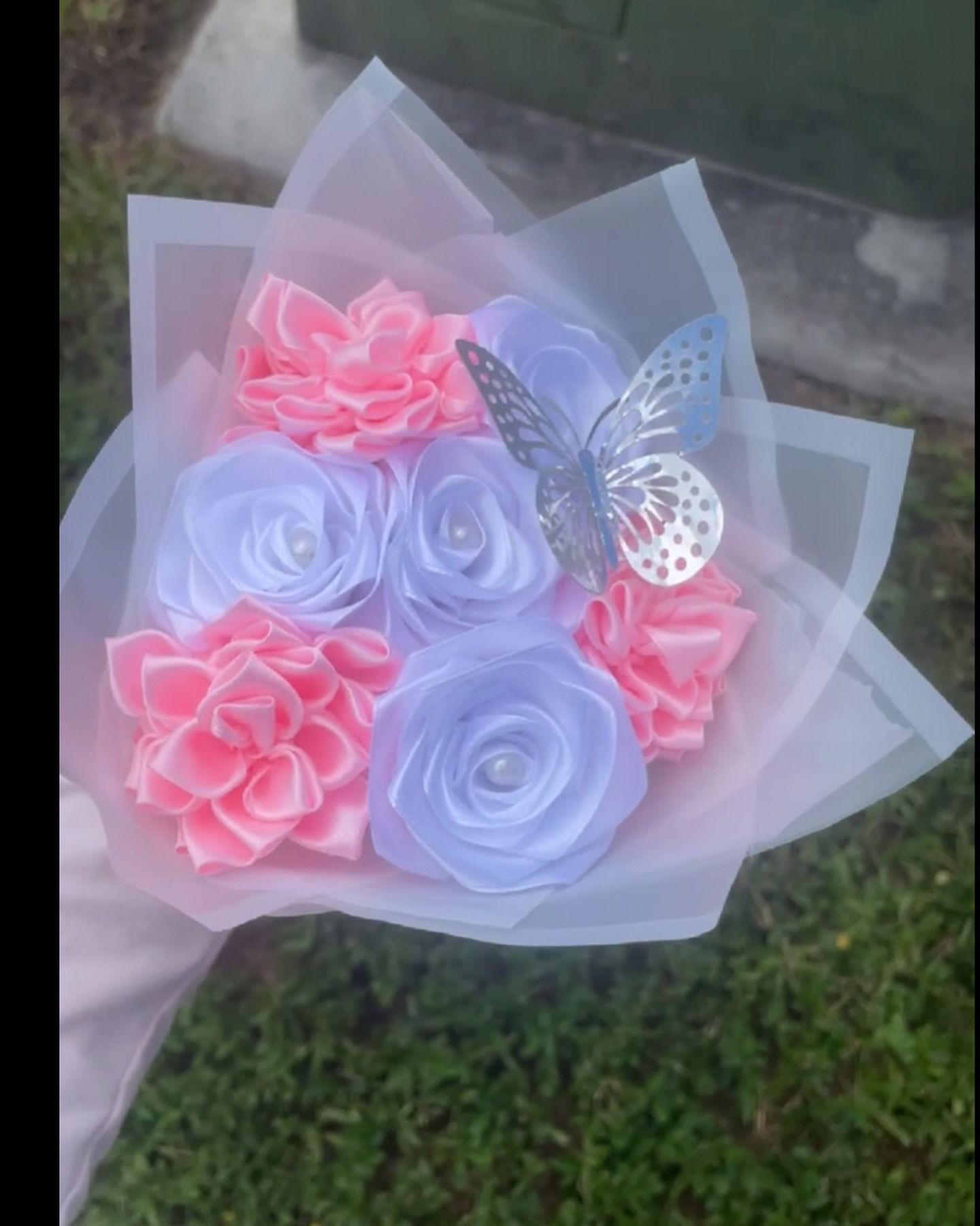 (Mini Ribbon Bouquet)
