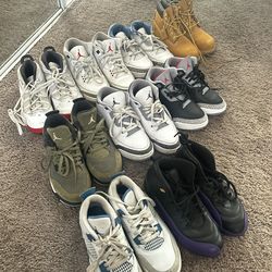 Jordan 3’s retros/Jordan 4’s/ 11’s/Timbs