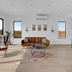 Futon Curry Brown Leather 