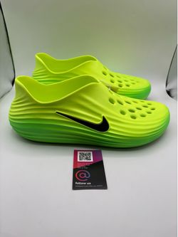 New Nike ReactX Rejuven8 Striking Green Mens Size 15 Slip On Shoes