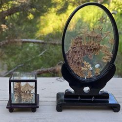 Chinese Cork Sculptures