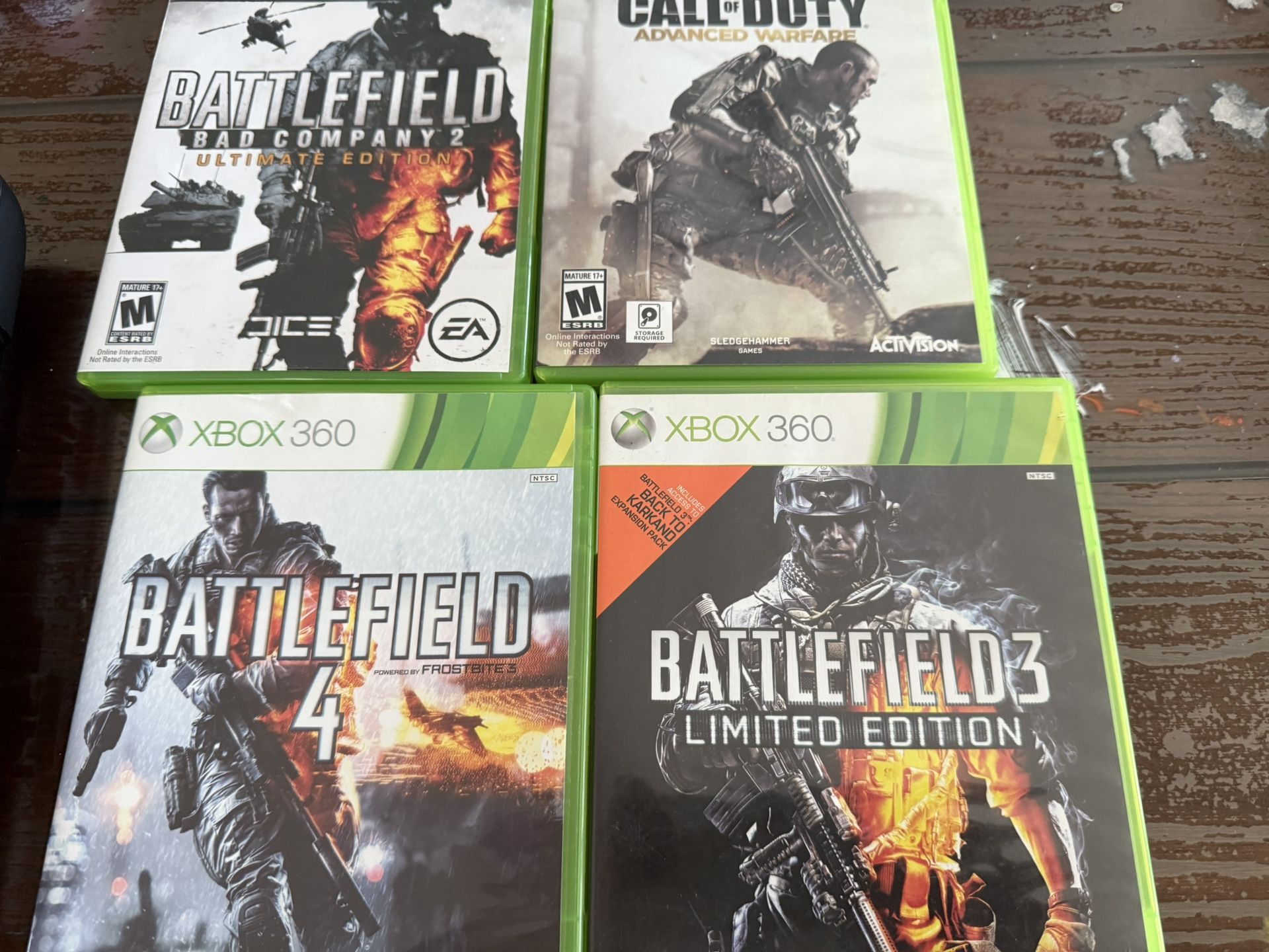 Kids Consol Xbox Games Each For 15 $