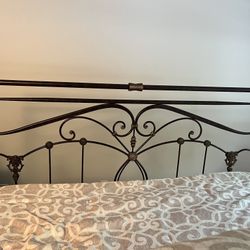 King Headboard With Queen/King Metal Frame