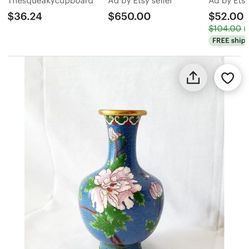 Japanese Face With Brass And Enamel