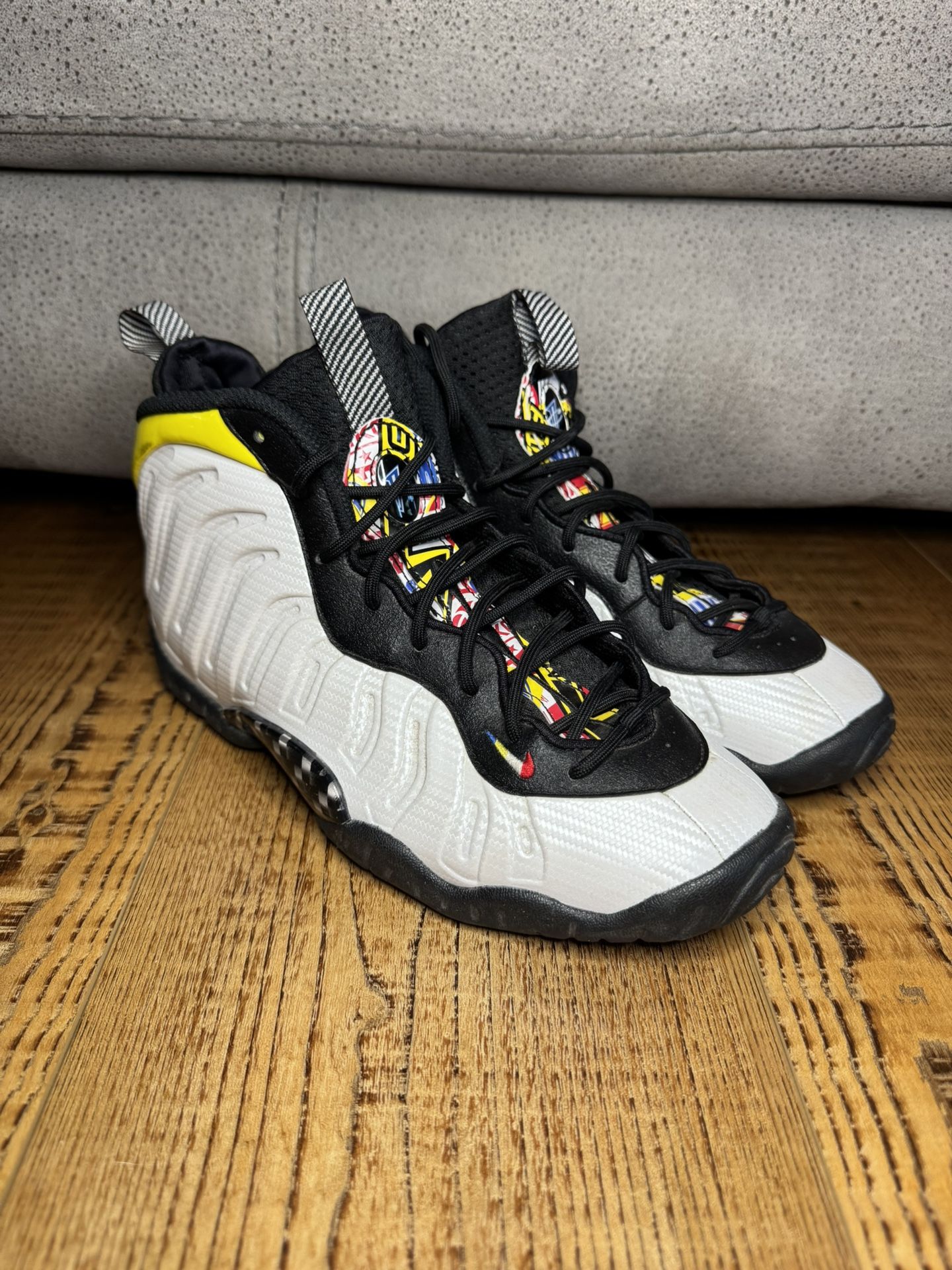 Nike Little Posite One DJ5797-100 Size 6 Youth - No Insoles