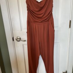 Rust color romper