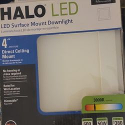 New. 2 Boxes $8.00 Each, Halo LED surface Mount Downlight