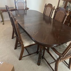 Table And 6 Chairs 