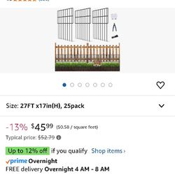 Yard Fencing Dog Barrier available