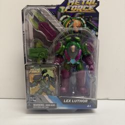 Spin Master DC Metal Force LEX LUTHOR 4.25" Action Figure w/ Metal Card