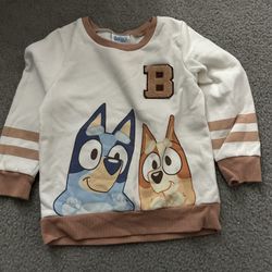 Toddler Bluey Sweatshirt Size 5t