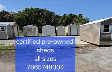 sheds casita all sizes , certified pre-owned 