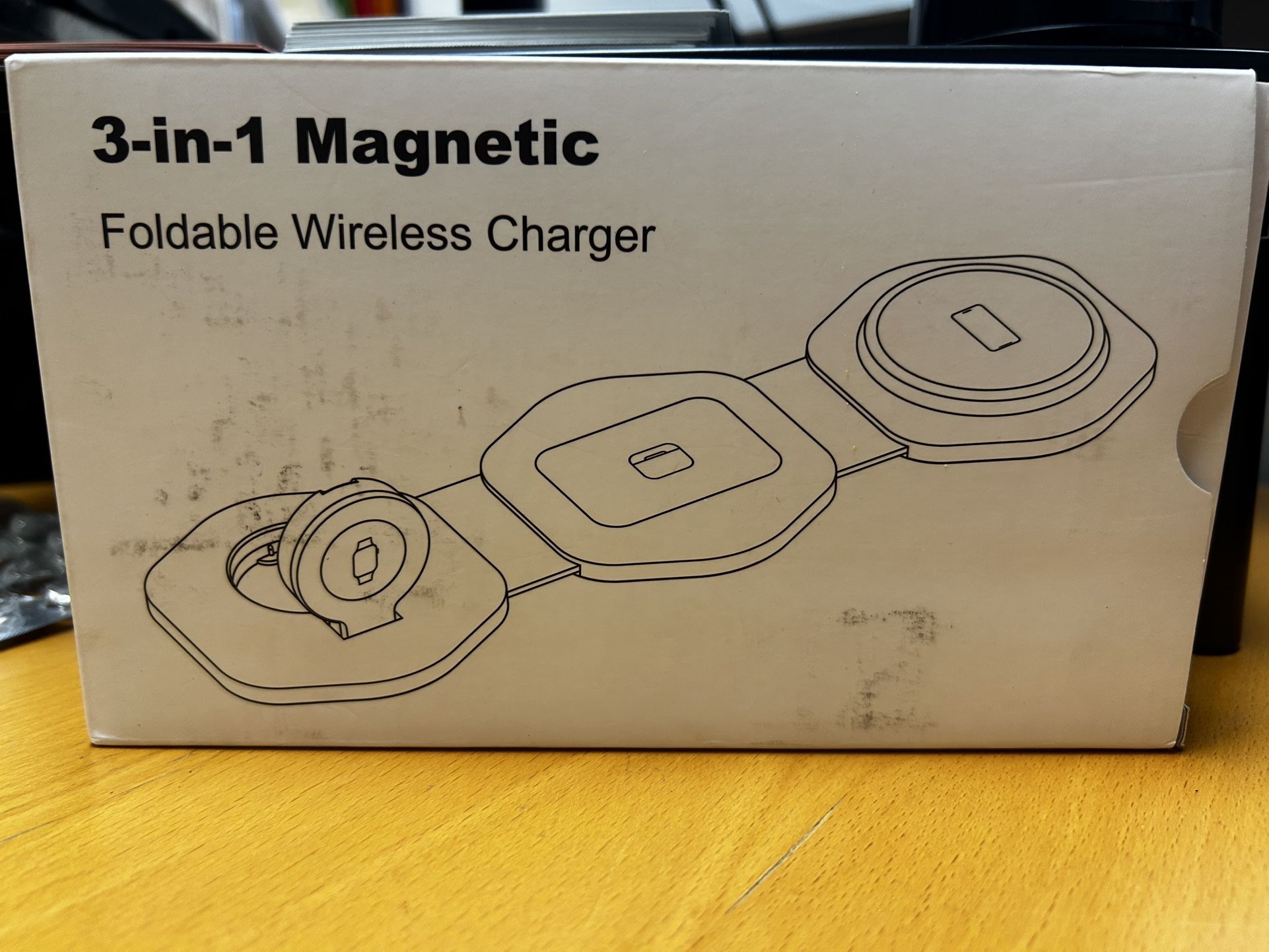 3-in-1 Magnetic Foldable Wireless Charger β Brand New