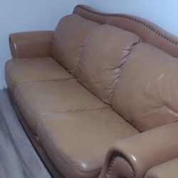 Leather Sofa Love Seat 