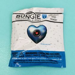 Heart-shaped Empathetic Ghost Shell Collectible Pin (No Emblem)