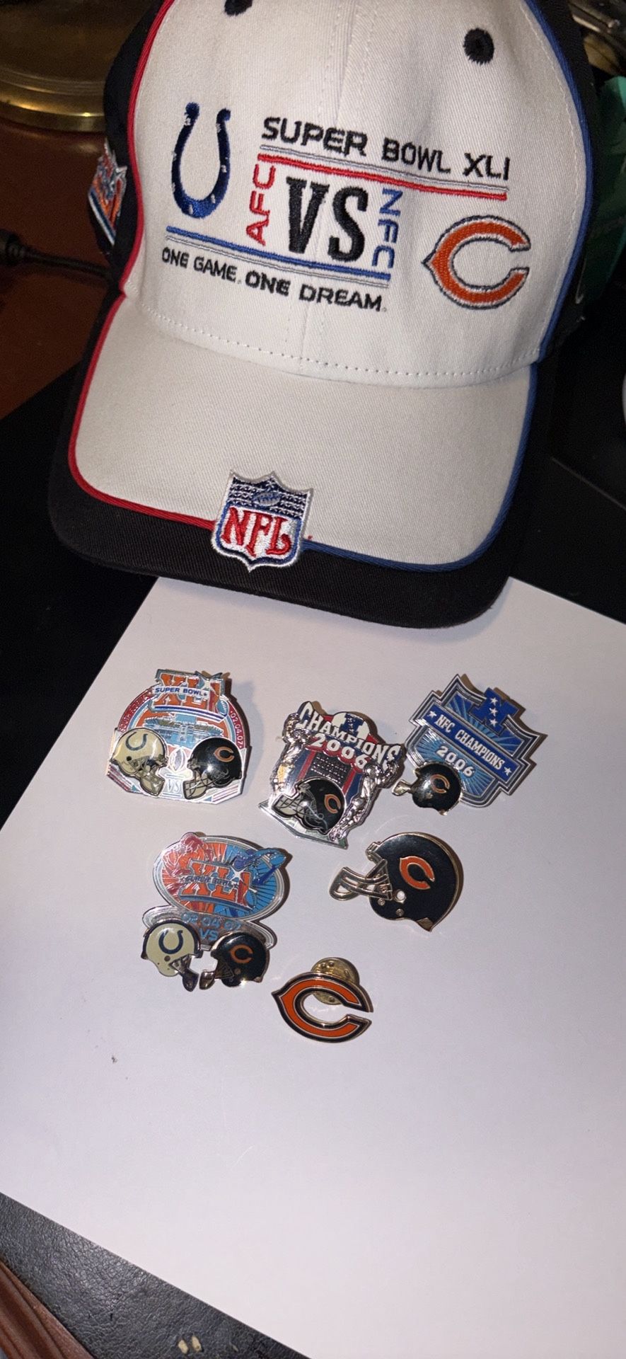 Chicago Bears Collectible Pins