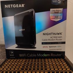 Netgear Nighthawk AC1900 Cable Modem And Wireless Router