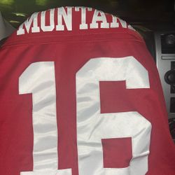 Joe Mantana Trow Back Jersy Z