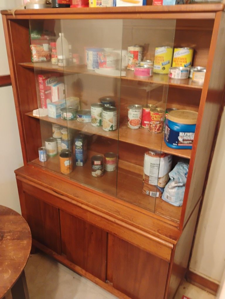 Food Cabinet And Kitchen Table