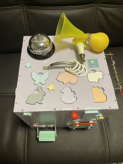 Wooden Activity Cube 