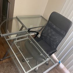 Computer Desk/ With Chair 