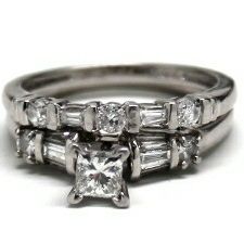 Ladies Diamond/Platinum Wedding Set