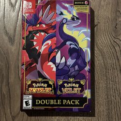 Pokemon Scarlet and Pokemon Violet Double Pack - Nintendo Switch