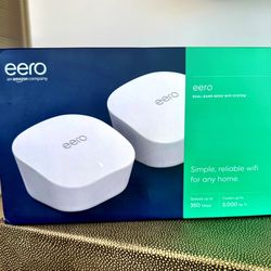 2x eero 2 Mesh WiFi Routers– Factory Reset – Works Great