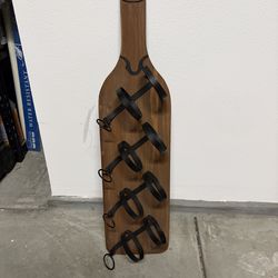 Wooden wine mount holder