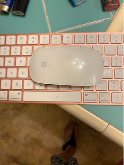 Apple keyboard and mouse