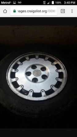 Mazda 626 rims and tires