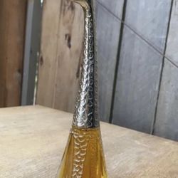 AVON Vintage GRACEFUL GIRAFFE Glass Decanter TOPAZE Cologne  1975