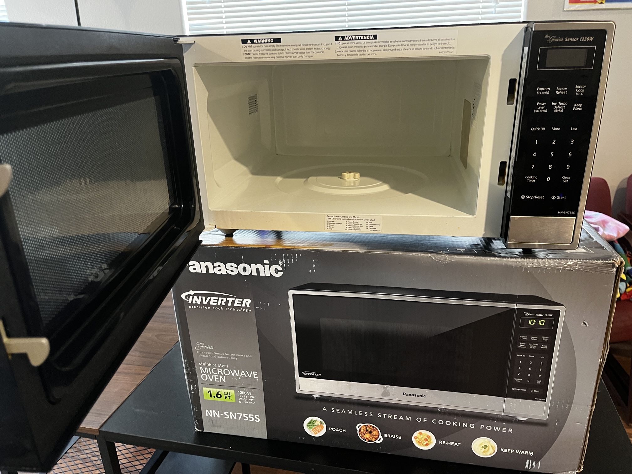 Microwave With Box