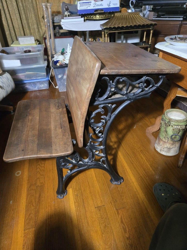 Antique School Desk
